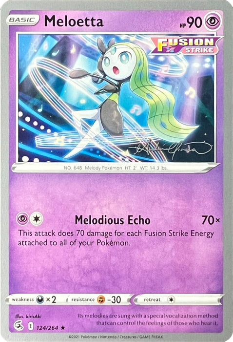 Meloetta (124/264) (The Shape of Mew - Andre Chiasson) [World Championships 2022] - Just $0.10! Shop now at Retro Gaming of Denver