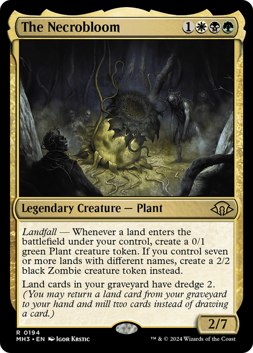 The Necrobloom (MH3-194) - Modern Horizons 3 - for just $0.08! 