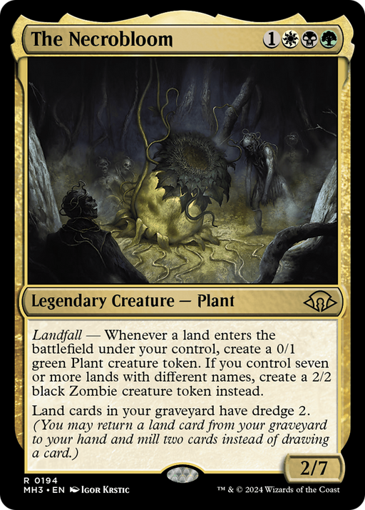 The Necrobloom (MH3-194) - Modern Horizons 3 - for just $0.08! 