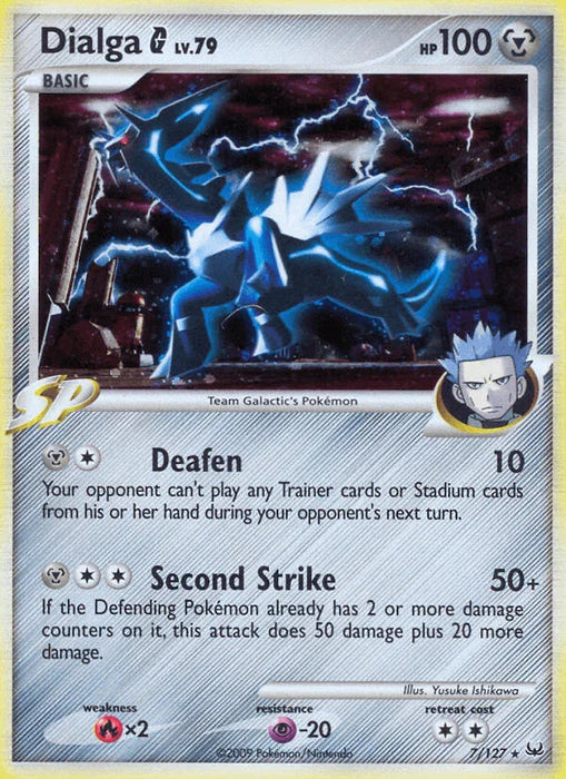 Dialga G (7/127) [Platinum: Base Set] - for just $4.65! 