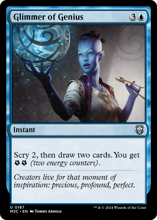 Glimmer of Genius (M3C-187) - Modern Horizons 3 Commander - for just $0.08! 