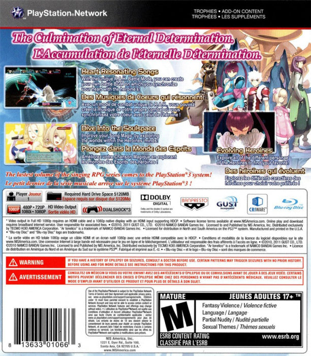 Ar Tonelico Qoga: Knell of Ar Ciel – PlayStation 3 (PS3) - for just $42.99! 