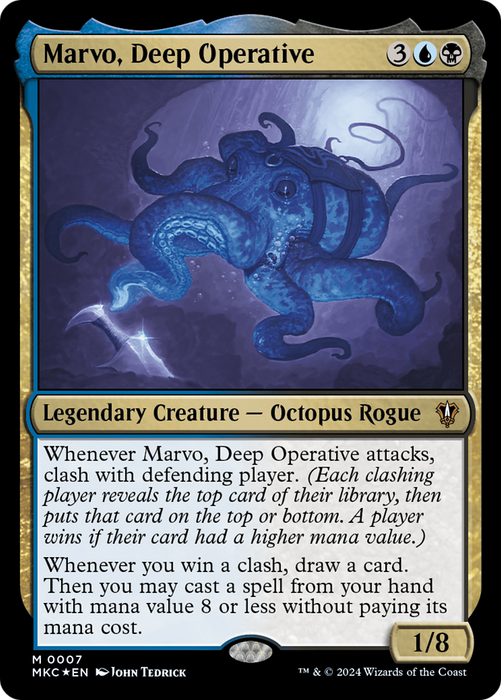 Marvo, Deep Operative (MKC-007) - Murders at Karlov Manor Commander Foil - for just $0.11! 