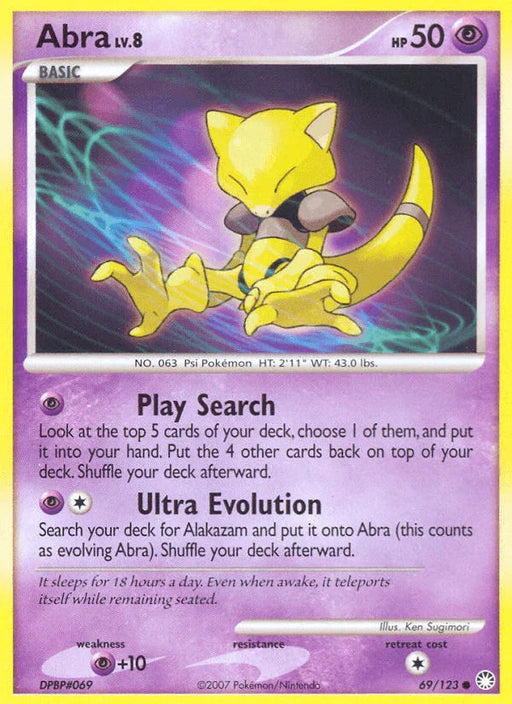 Abra (69/123) [Diamond & Pearl: Mysterious Treasures] - for just $0.85! 