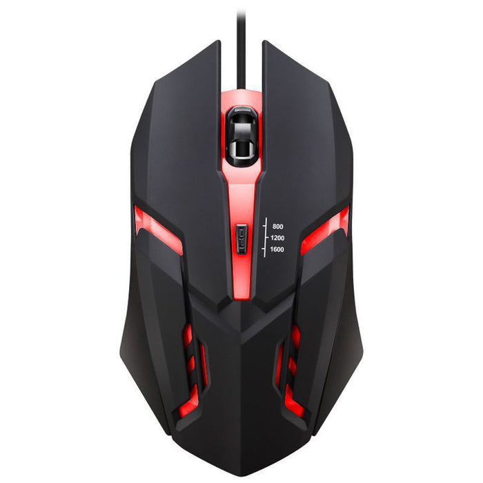Wired Mouse Computer E-sports Colorful Breathing Light Luminous USB Office Gaming - for just $19! 