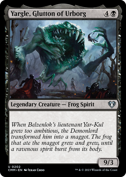 Yargle, Glutton of Urborg (CMM-202) - Commander Masters - for just $0.04! 