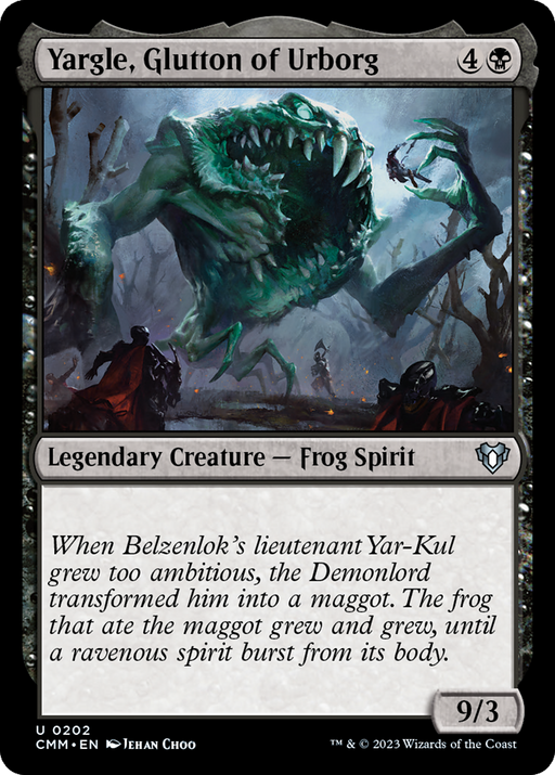 Yargle, Glutton of Urborg (CMM-202) - Commander Masters - for just $0.04! 