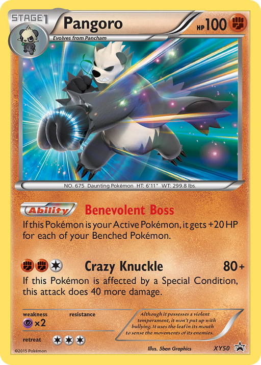 Pangoro (XY50) [XY: Black Star Promos] - Just $0.45! Shop now at Retro Gaming of Denver