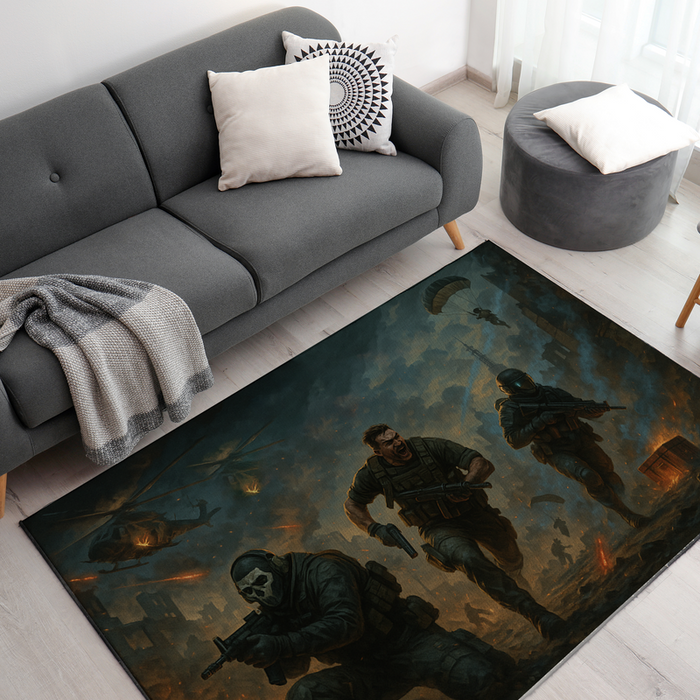 COD WarZone Inspired Decor Rug- 62x40 inches - for just $44.99! 