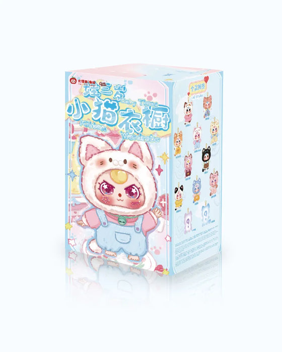 Baby Three Kitten Wardrobe Plush Series Blind Box - for just $27.99! 