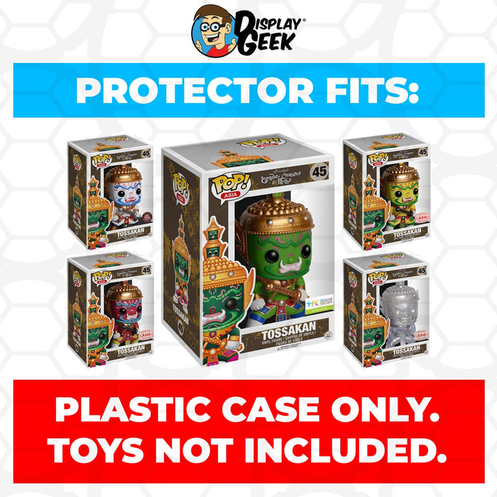 Pop Protector for 9 inch Tossakan Green #45 Super Funko Pop - for just $13.99! 