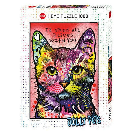 9 Lives Jolly Pets 1000 Piece Jigsaw Puzzle Heye - for just $29.99! 