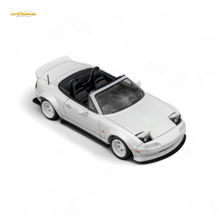 Microturbo Custom MX5 Rocket Bunny Metallic White 1:64 - for just $37.99! 