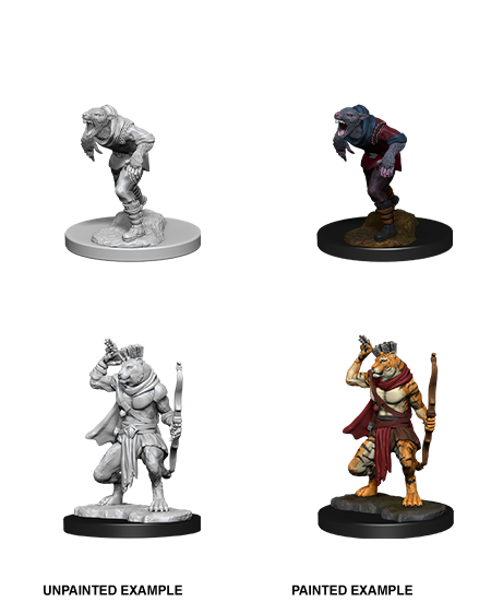 D&D: Nolzur's Marvelous Miniatures - Wererat & Weretiger - for just $5.99! 