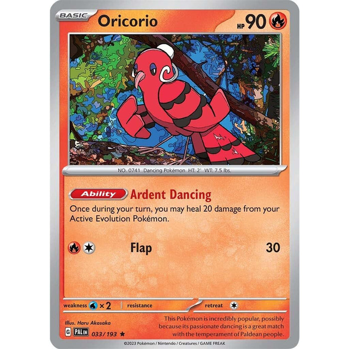 Oricorio (033/193) [Scarlet & Violet: Paldea Evolved] - Just $0.10! Shop now at Retro Gaming of Denver