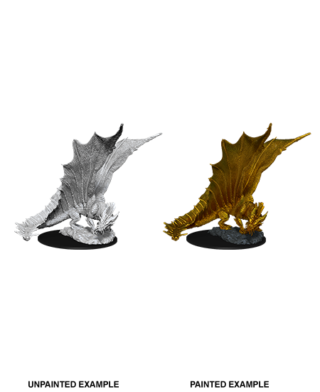 D&D: Nolzur's Marvelous Miniatures - Young Gold Dragon - for just $15.99! 