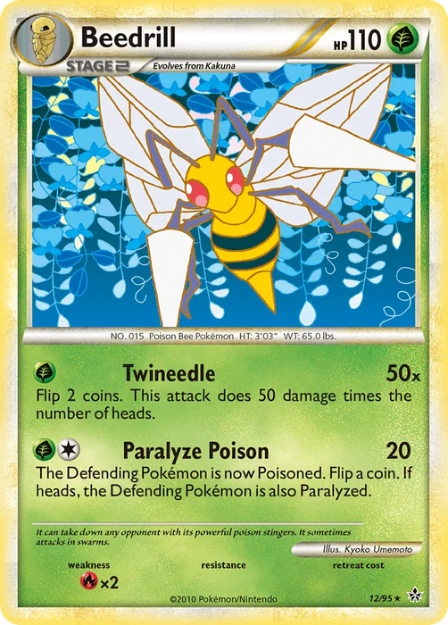 Beedrill (12/95) [HeartGold & SoulSilver: Unleashed] - for just $0.70! 