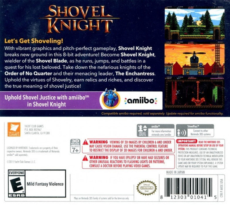 Shovel Knight – Nintendo 3DS (3DS) - for just $37.99! 