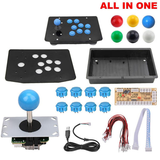 DIY Handle Arcade Set Kits All In On 5Pin Cable PC Joystick 6 Colors Unassembled - Just $59.99! Shop now at Retro Gaming of Denver