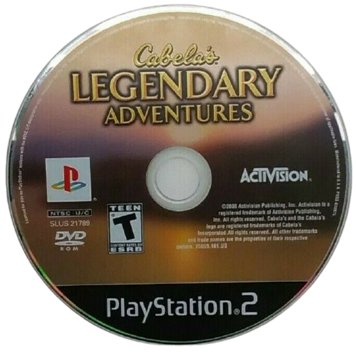 Cabela's Legendary Adventures – PlayStation 2 (PS2) - for just $5.99! 