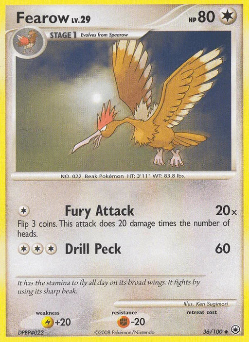 Fearow (36/100) [Diamond & Pearl: Majestic Dawn] - for just $0.20! 