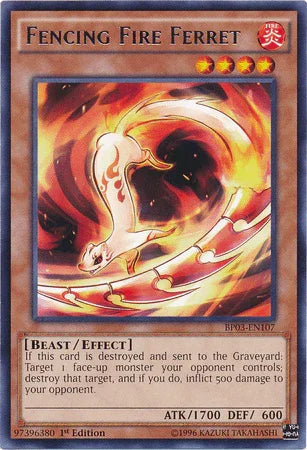 Fencing Fire Ferret [BP03-EN107] Rare - for just $0.10! 