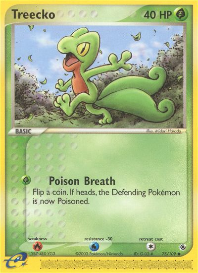 Treecko (75/109) [EX: Ruby & Sapphire] - Just $0.10! Shop now at Retro Gaming of Denver