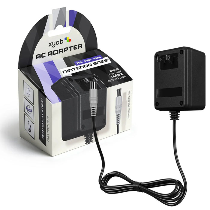 Power Adapter for Nintendo SNES – Super Nintendo Entertainment System Accessory (SNES) - for just $9.99! 