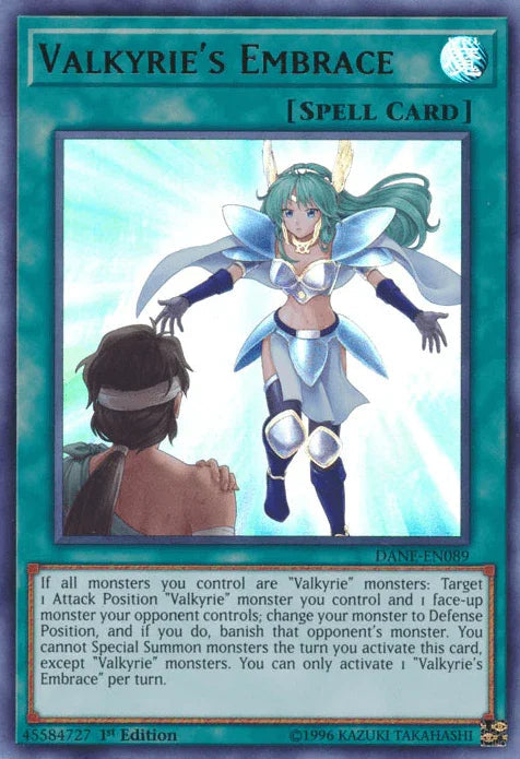 Valkyrie's Embrace [DANE-EN089] Ultra Rare - for just $0.20! 