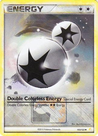 Double Colorless Energy (103/123) (League Promo) [HeartGold & SoulSilver: Base Set] - for just $2.50! 