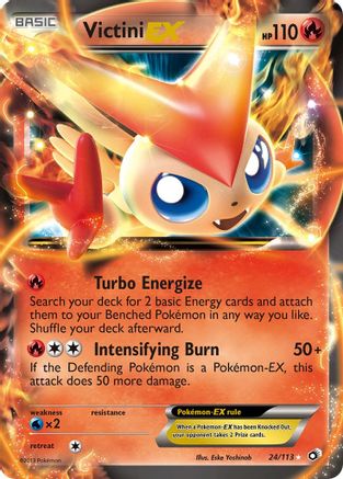 Victini EX 024/113 - Legendary Treasures Holofoil - for just $1.74! 