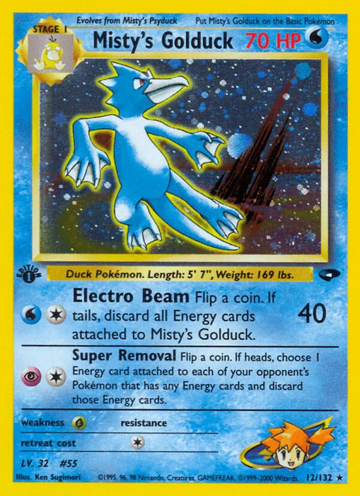 Misty's Golduck (12/132) [Gym Challenge 1st Edition] - for just $39.90! 