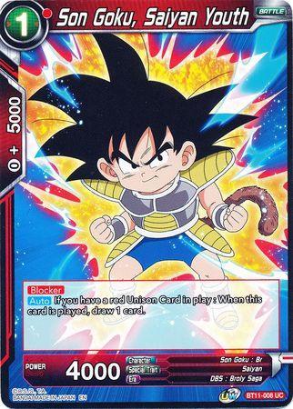 Son Goku, Saiyan Youth (BT11-008) [Vermilion Bloodline] - for just $0.10! 