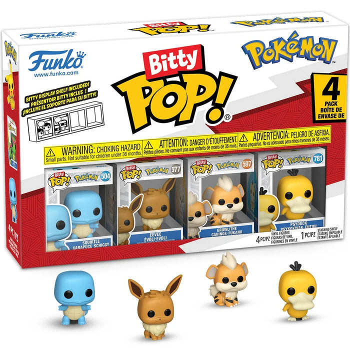 Pokemon Squirtle Funko Bitty Pop! Mini-Figure 4-Pack - for just $11.95! 