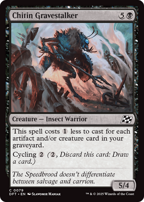 Chitin Gravestalker (DFT-079) - Aetherdrift Foil - for just $0.05! 
