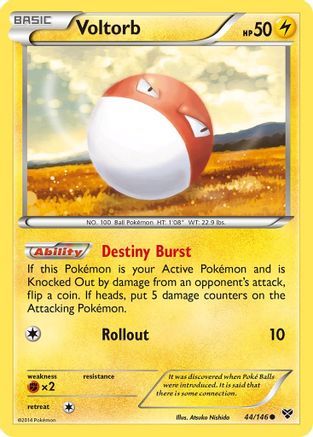 Voltorb 044/146 - XY Base Set - for just $0.10! 