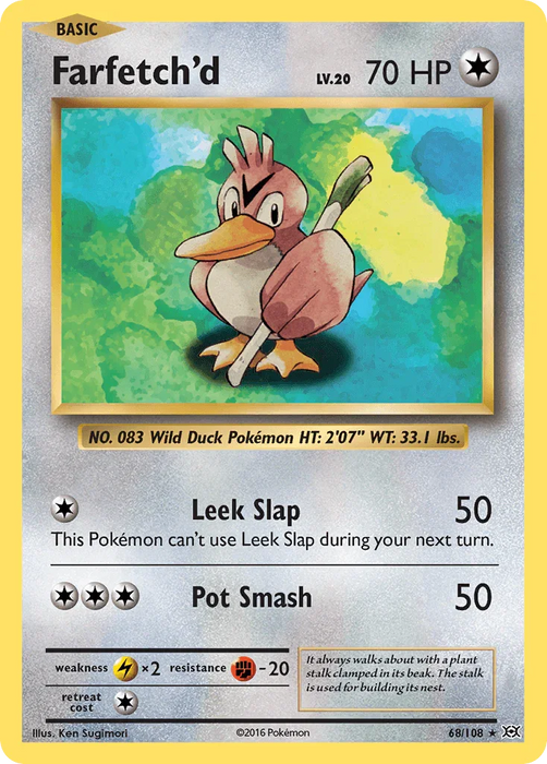 Farfetch'd (68/108) [XY: Evolutions] - for just $0.10! 