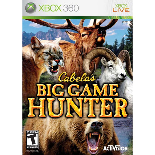 Cabela's Big Game Hunter (Xbox 360) - Premium Video Games - Just $0! Shop now at Retro Gaming of Denver