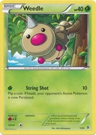 Weedle 001/39 - Kalos Starter Set - for just $0.23! 