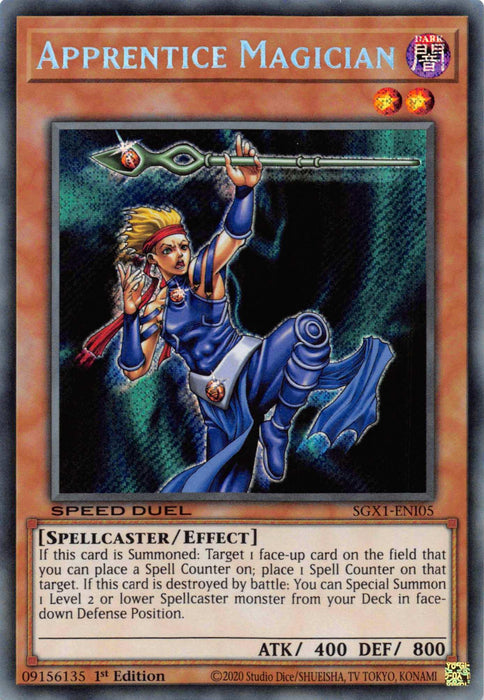 Apprentice Magician [SGX1-ENI05] Secret Rare - for just $0.25! 