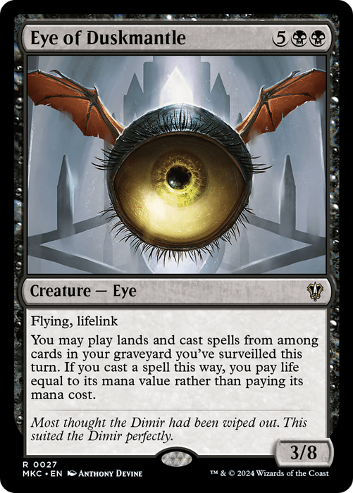 Eye of Duskmantle (MKC-027) - Murders at Karlov Manor Commander - for just $0.08! 