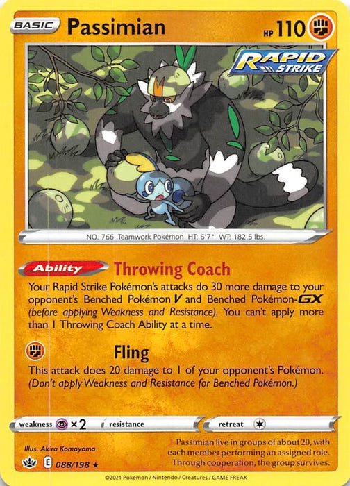 Passimian (088/198) [Sword & Shield: Chilling Reign] - for just $0.10! 