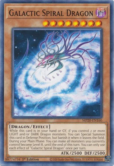 Galactic Spiral Dragon [MP20-EN160] Common - for just $0.10! 
