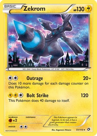 Zekrom 051/113 - Legendary Treasures Holofoil - for just $0.72! 