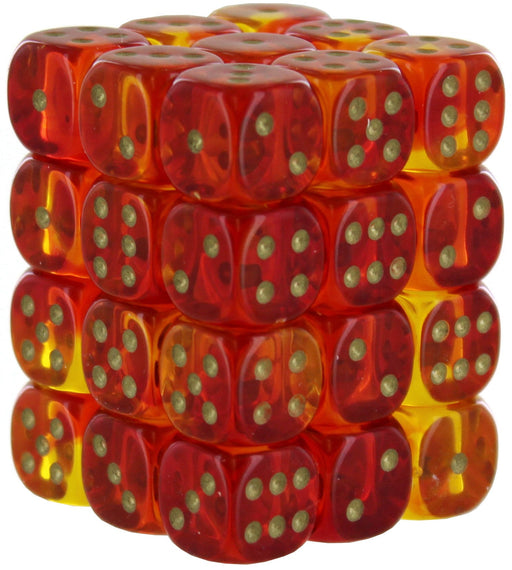 CHESSEX: D6 Gemini™ DICE SETS - 12mm - for just $15.98! 