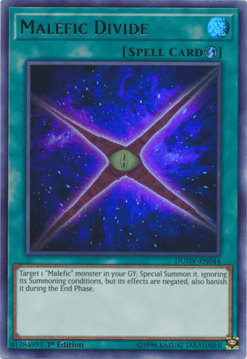 Malefic Divide [DUOV-EN044] Ultra Rare - for just $0.10! 