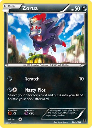 Zorua 072/146 - XY Base Set - for just $0.12! 
