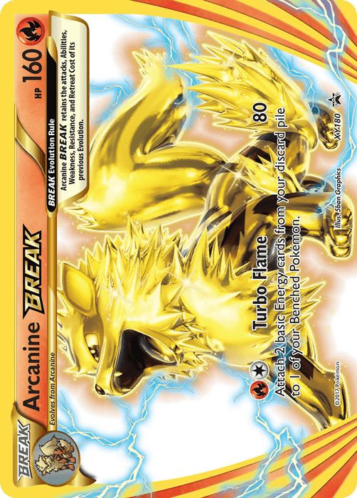 Arcanine BREAK (XY180) [XY: Black Star Promos] - for just $9.60! 
