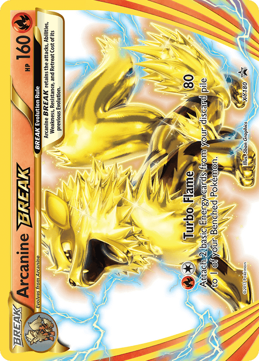 Arcanine BREAK (XY180) [XY: Black Star Promos] - for just $9.60! 