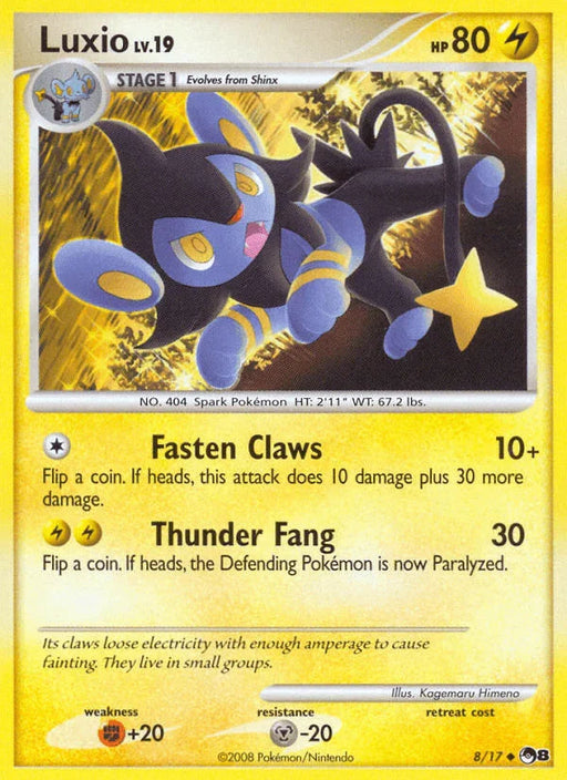 Luxio (8/17) [POP Series 8] - for just $0! 